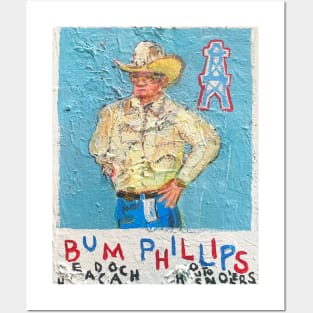 Bum Phillips Posters and Art